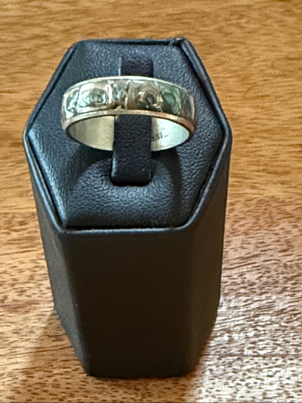Vintage Mexico Abalone Shell Ring